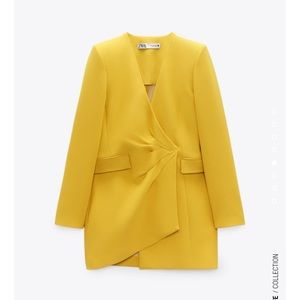 Zara draped blazer